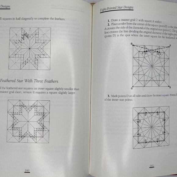 Vintage 1989 Patchwork Portfolio Jinny Beyer Quilt Book Signed Copy Hilton Head - Picture 11 of 15